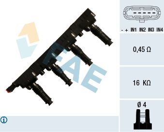 FAE 80257 Ignition Coil