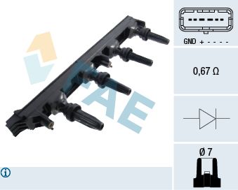 Ignition Coil FAE 80278