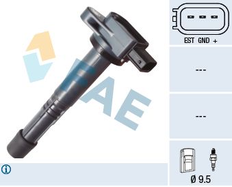 Ignition Coil FAE 80348