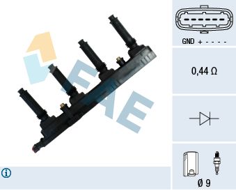 Ignition Coil FAE 80354