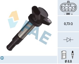 Ignition Coil FAE 80357