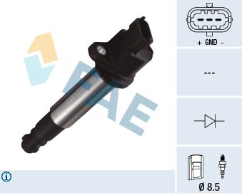 Ignition Coil FAE 80359