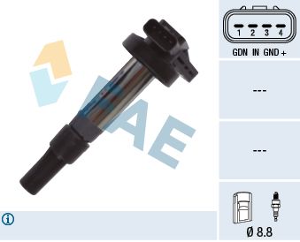 Ignition Coil FAE 80361
