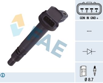 Ignition Coil FAE 80367