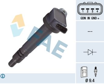 Ignition Coil FAE 80368