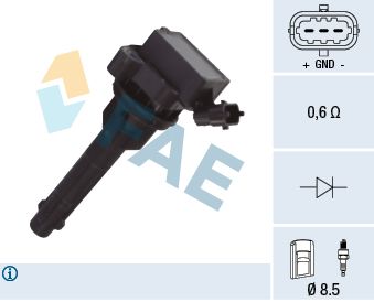 Ignition Coil FAE 80369
