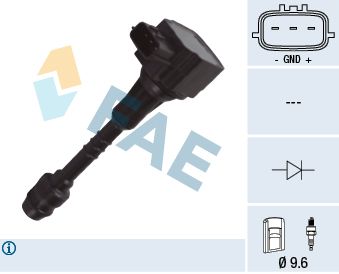 Ignition Coil FAE 80370