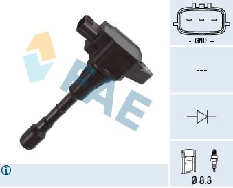 Ignition Coil FAE 80372