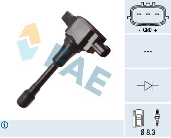 Ignition Coil FAE 80375