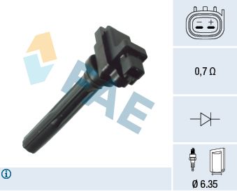 Ignition Coil FAE 80394