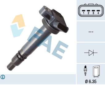 Ignition Coil FAE 80417