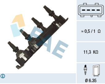 Ignition Coil FAE 80418