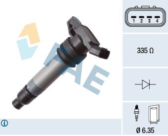 FAE 80462 Ignition Coil
