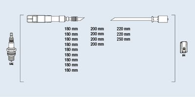 Ignition Cable Kit FAE 85054