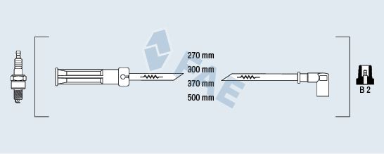 FAE 85994 Ignition Cable Kit