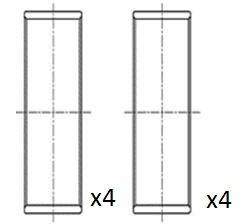 Connecting Rod Bearing FAI AutoParts BB2040-STD
