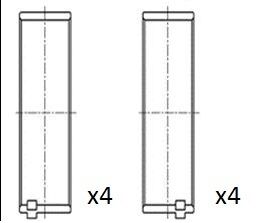 Connecting Rod Bearing FAI AutoParts BB2071-STD