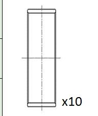 Connecting Rod Bearing FAI AutoParts BB2073-025