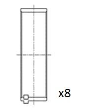 Connecting Rod Bearing FAI AutoParts BB2082-050