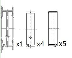 FAI AutoParts BM1010-STD Crankshaft Bearing