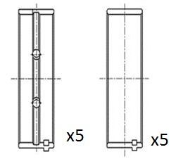 Crankshaft Bearing FAI AutoParts BM1011-STD