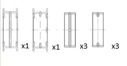 FAI AutoParts BM1013-STD Crankshaft Bearing