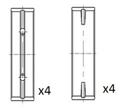Crankshaft Bearing FAI AutoParts BM1015-STD