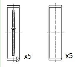 FAI AutoParts BM1019-STD Crankshaft Bearing