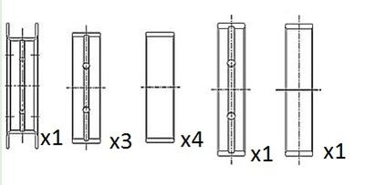 Crankshaft Bearing FAI AutoParts BM1020-STD