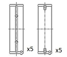 Crankshaft Bearing FAI AutoParts BM1029-STD