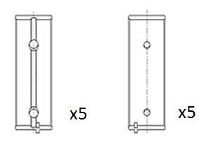 Crankshaft Bearing FAI AutoParts BM1042-STD