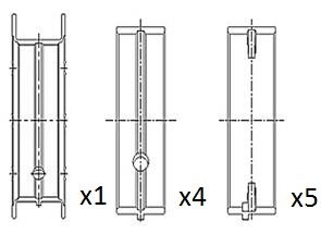 FAI AutoParts BM1049-STD Crankshaft Bearing