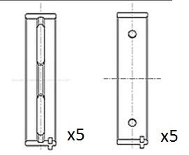 Crankshaft Bearing FAI AutoParts BM1050-020