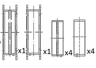 Crankshaft Bearing FAI AutoParts BM1055-STD