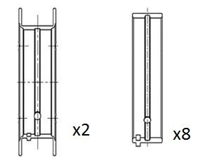 FAI AutoParts BM1065-STD Crankshaft Bearing