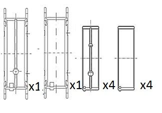 Crankshaft Bearing FAI AutoParts BM1068-STD