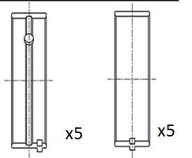 FAI AutoParts BM1069-STD Crankshaft Bearing
