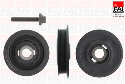 Belt Pulley Set, crankshaft FAI AutoParts FVD1001K