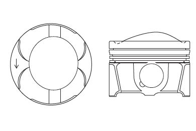Piston FAI AutoParts PK26-050