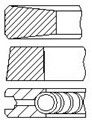 Piston Ring Kit FAI AutoParts PR101-000