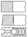 FAI AutoParts PR3-000 Piston Ring Kit