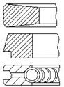 Piston Ring Kit FAI AutoParts PR37-000