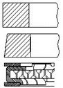 Piston Ring Kit FAI AutoParts PR50-000