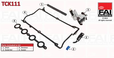 Timing Chain Kit FAI AutoParts TCK111