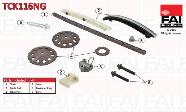 FAI AutoParts TCK116NG Timing Chain Kit