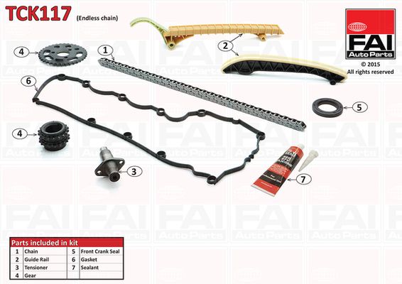 FAI AutoParts TCK117 Timing Chain Kit