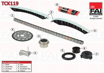 Timing Chain Kit FAI AutoParts TCK119