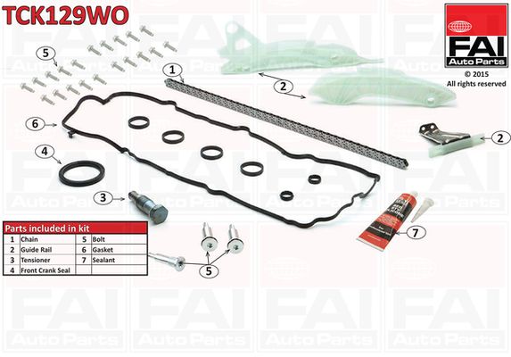 FAI AutoParts TCK129WO Timing Chain Kit