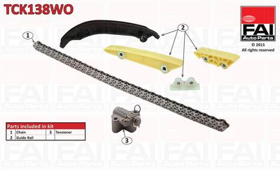 Timing Chain Kit FAI AutoParts TCK138WO