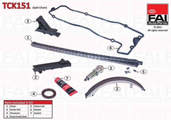 FAI AutoParts TCK151 Timing Chain Kit